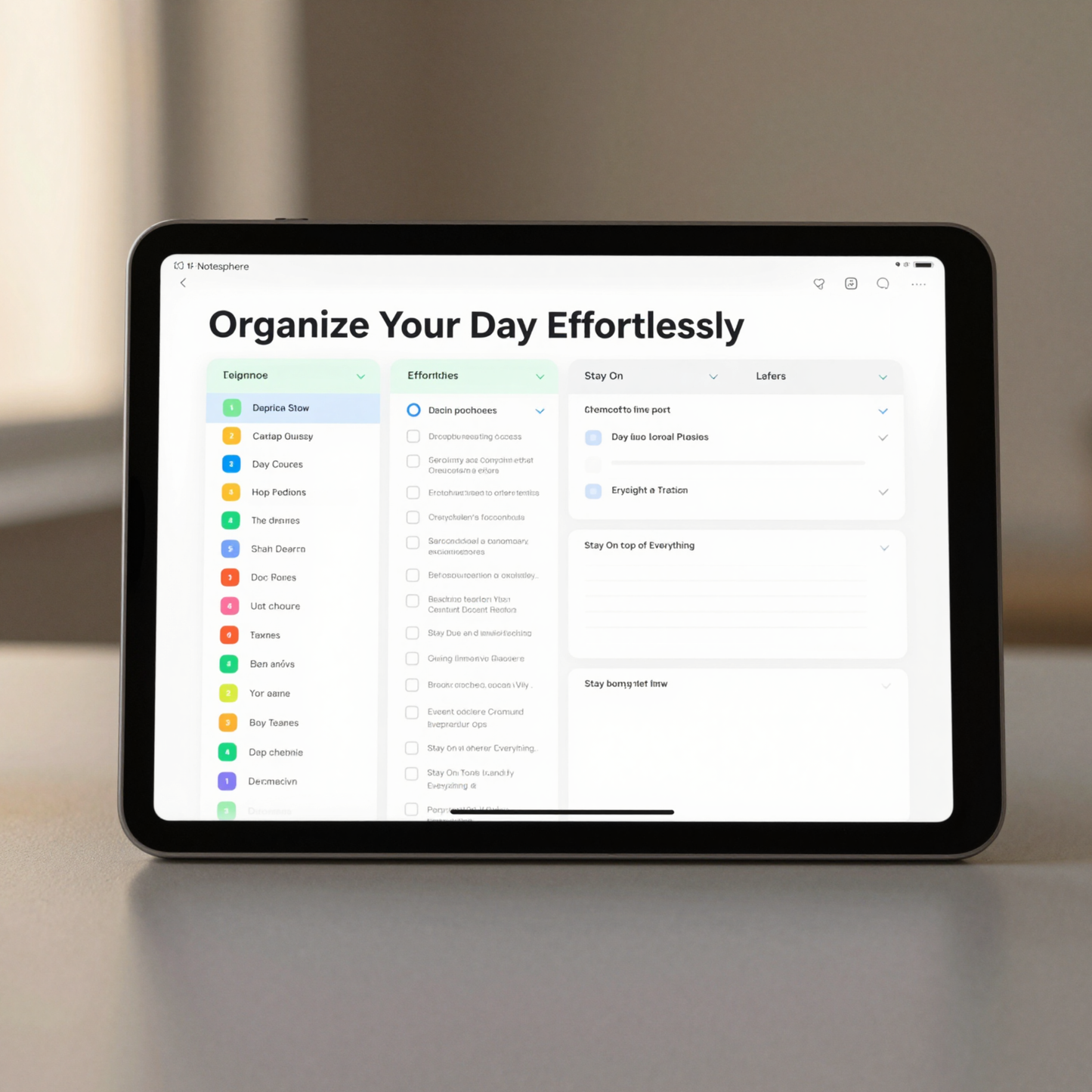 Smart Digital Planner -Nourent